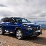 2026款日产X-Trail SUV,深蓝车身,e-POWER混动欧洲改款车型